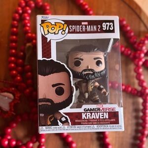 Funko Pop Marvel Kraven Figure - Brown and Black